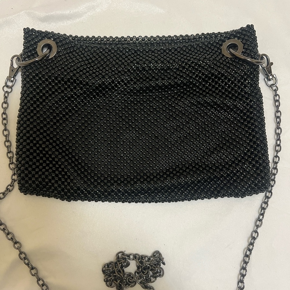 Chic Black Chain Crossbody Bag